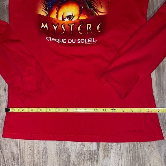 CIRQUE DU SOLEIL Mystere blinged out show long sleeve T sz s-m - Picture 6 of 6